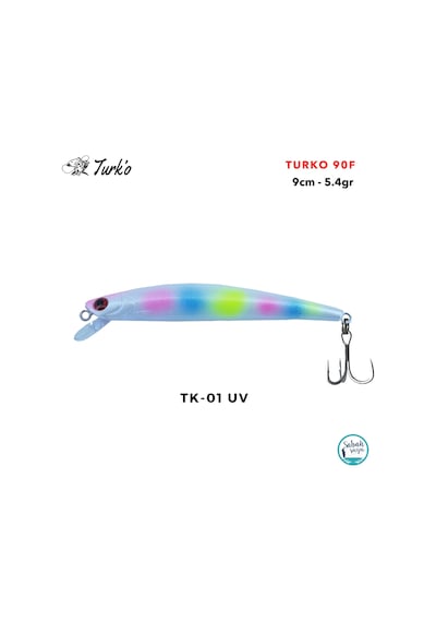 Turko 90mm 5.4gr Maket Balık Tk-01 Uv