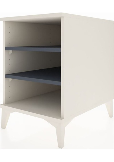 Kronos Komodin 2 Raflı 44x59x64 Aytaşı-antrasit Aytaşı
