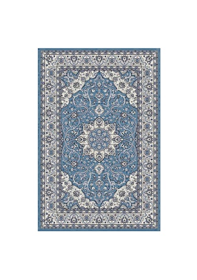 Kartela Halı Aven Halı Jüt Taban Dokuma Halı Mavi - 180 X 270 Cm