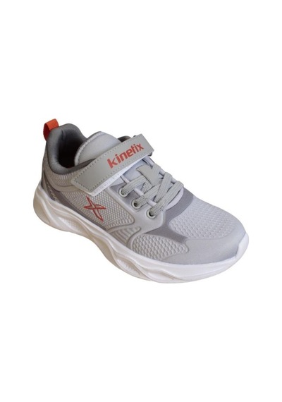 Kinetix Erkek Çocuk Siyah Gri Cilt Çırtlı Sneaker Spor Yürüyüş Ayakkabısı 001