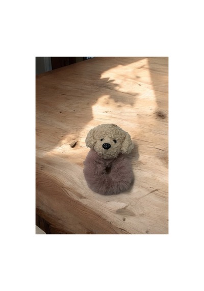 Köpekli Peluş Lastik Simit Toka Pudra Pembe - 673856368 Pudra Pembe
