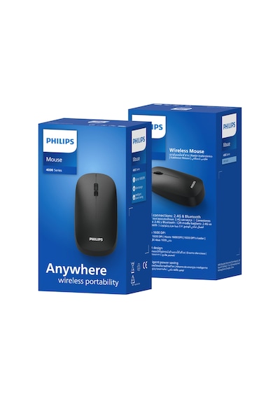 Philips SPK7438 Kablosuz 1600DPI 4 Tuşlu Optik Sessiz Mouse