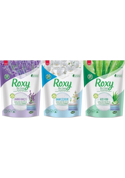 Dalan Roxy Bio Clean Matik Sabun Tozu 800GR Karma 3 Lü Set (Lavan