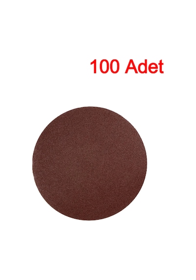 Deliksiz Cırt Zımpara 115 Mm Spiral Avuç Taşlama Matkap Uyumlu 220 Kum 100 Adet