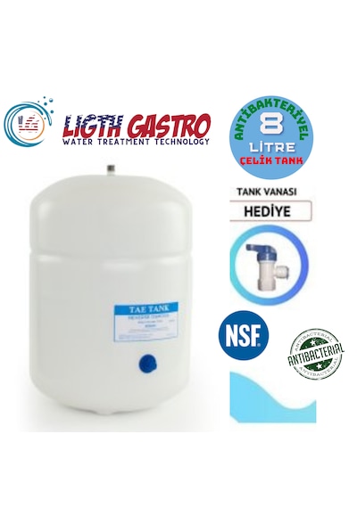 Lightgastro Kımz Byz Montaj Dahil 8l 7fl 14aşama Su Arıtma Cihazı