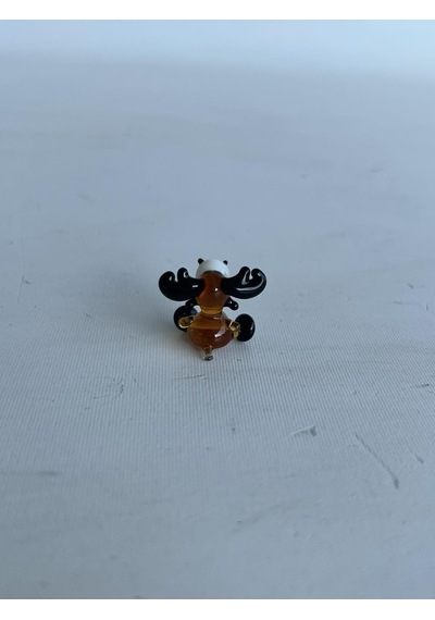 El Yapımı Mini Murano Cam Geyik Biblo A122-02