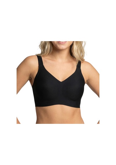New Bra Newbra Lingerie 6155 Kadın Desteksiz C Cup Hayalet Sütyen Siyah