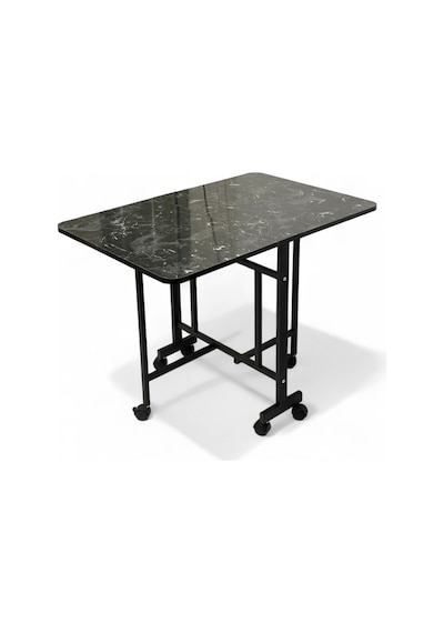 Alchair Almira 70x110 Atlantik Çam Açılabilir Katlanabilir Tekerlekli Masa