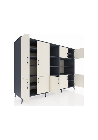 Kronos Dolap 14 Raflı 9 Kapaklı 220x59x163 Antrasit-aytaşı/antras Antrasit-aytaşı/antrasit Kronos Dolap 14 Raflı 9 Kapaklı 220x59x163 Antrasit-aytaşı/antras Antrasit-aytaşı/antrasit