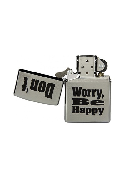 Zippo Dont't Worry Çakmak - 49007-00063-model32
