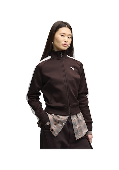 Puma T7 Kadın Kahverengi Günlük Stil Eşofman Üstü 62979633