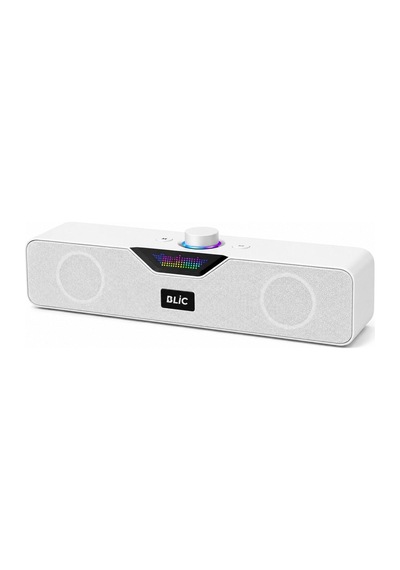 Blic Bls-86 Bluetooth 5.4 Mini Soundbar 6w Rms 1500mah Kablosuz Masaüstü Hoparlör Tf Kart Usb Destekli Beyaz-14814