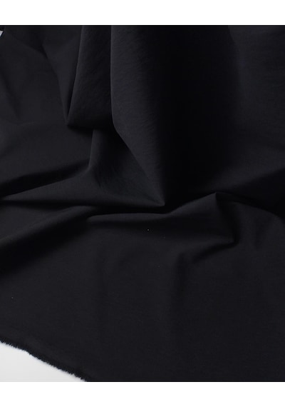 Siyah Renkte Pamuk Sentetik Karışık Kumaş En: 140cm-10865 Siyah