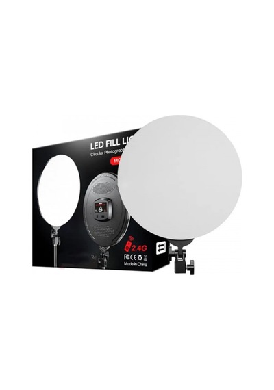 14 İnç Led Fill Light Işık Foto Video Işık Youtube,kuaför,dövme Çekimleri + 2 Metre Işık Ayağı