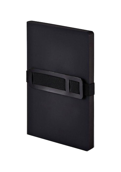 Nuuna Gri Noktalı A5 Defter Voyager Black 53511 Siyah