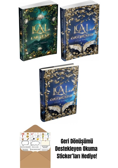 Dilek Tarıncı 3 Kitap Seti + Okuma Sticker'ları