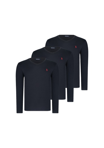 Üçlü Set T8587 Dewberry V Yaka Erkek Sweatshırt-siyah-siyah-siyah Siyah-siyah-siyah Üçlü Set T8587 Dewberry V Yaka Erkek Sweatshırt-siyah-siyah-siyah Siyah-siyah-siyah