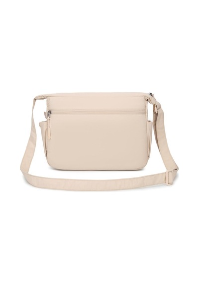 Smart Bags Mikro Poly Kumaş Postacı Kadın Çantası 3146 Bej