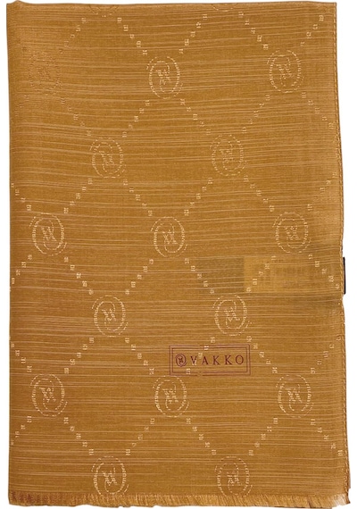 Vakko Pamuk İpek Şal - Monogram - Tarçın
