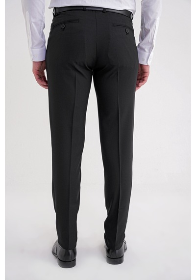 P 1209 Pantolon Regular Fit Siyah Siyah