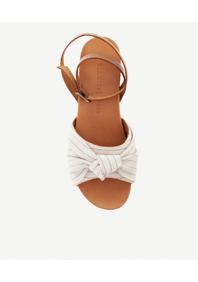 Yargıcı Kumaş Bantlı Espadril Sandalet 26ykay4021x 057 Taba