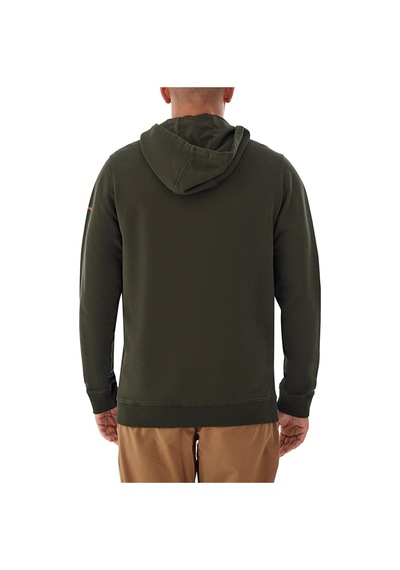 Columbia Csc Linear Drifts Erkek Kapüşonlu Sweatshirt-7524 Koyu Yeşil