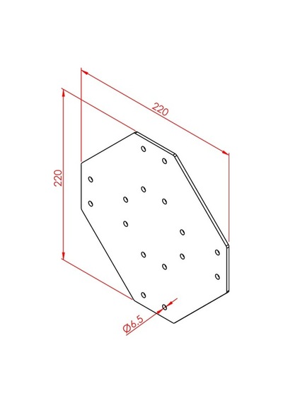 Doğuş Kalıp 80x80 Dört Yönlü Bağlantı Sacı Diğer