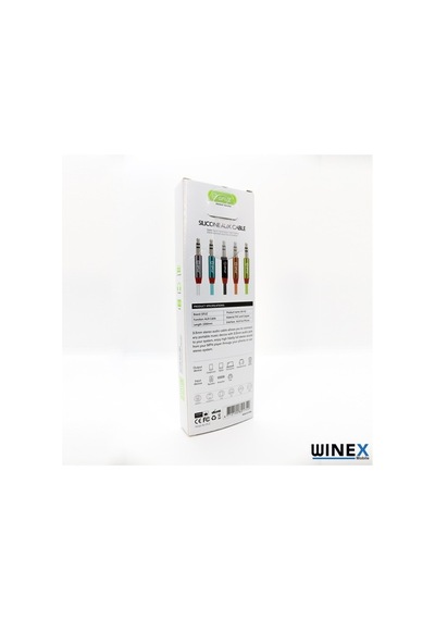 Winex Ax42 Gfuz 3.5Mm Aux Kablo 1M Yeşil