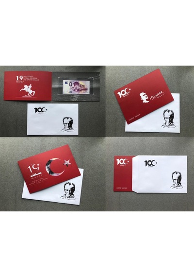 0 Euro Hatıra Parası - Samsun 2019 Özel Föy ve Zarflı