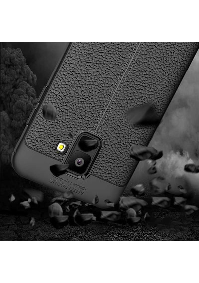 Samsung Galaxy Uyumlu A6 2018 Kilif Deri Tarzi Niss Silikon Case 389467430