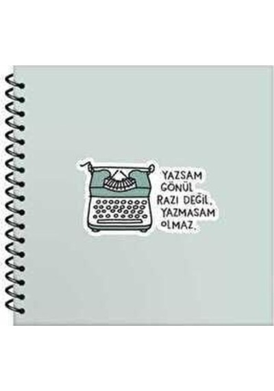 Hisli Şeyler16x15 50yp Çiz.spr S.kap Stickerlı Dft