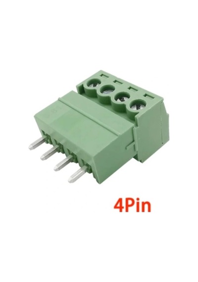 4 Pin 3.81mm Geçmeli 90c Takım Klemens