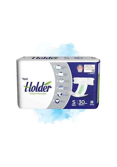 Holder Yetişkin Hasta Bezi Küçük Boy Small 2 x 30'lu