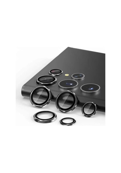 Samsung Uyumlu Galaxy S23 Ultra Zore Kamera Lens Koruyucu Cam Filmi Yeşil