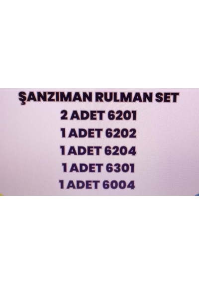 Şanzıman Rulman Bilya Seti Honda Actıva S 125 Spacy 110 Alpha 110 Rks Spontını 110 1set
