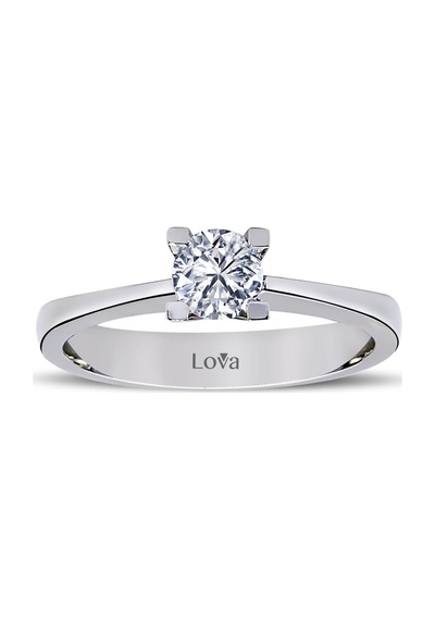 Lova 0,47 Karat Pırlanta Tektaş Yüzük - IDL Sertifikalı