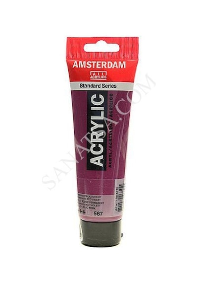 Talens Amsterdam Akrilik Boya 120 Ml. 567 Permanent Red Violet