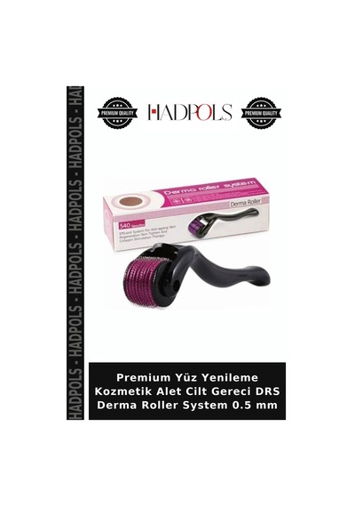 Premium Yüz Yenileme Kozmetik Alet Cilt Gereci Drs Derma Roller System 0.5 Mm