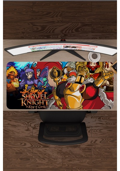 Shovel Knight Kaymaz Dikişli Kauçuk Oyuncu Mousepad V3 - 90x40 Xxl Gaming Mouse Pad Fare Altlığı