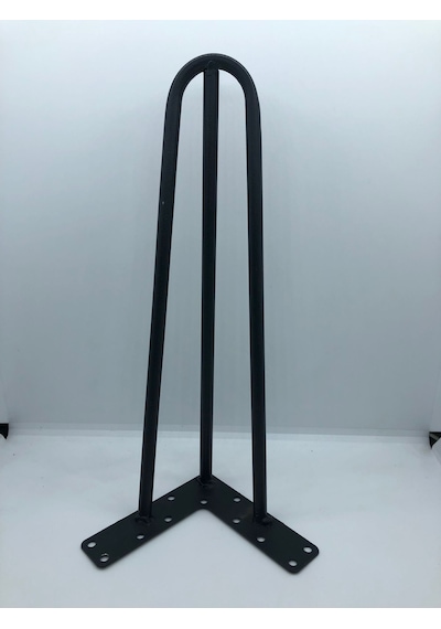 METAL,3 MİL 32*12*12 CM  SİYAH,SEHPA,PUF ,MOBİLYA AYAĞI ( 4 ADET)