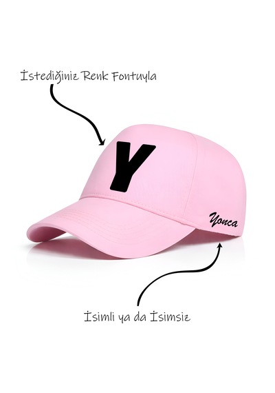 Ogc Y Harfi Unisex Şapka Pembe