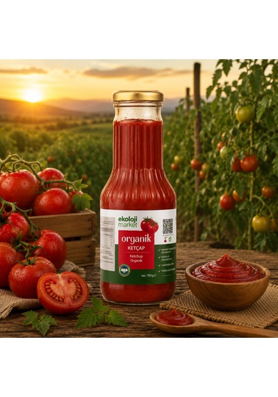 Organik Ketçap Tatlı 280 Gr.