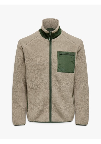 Only & Sons Onsdallas Sherpa Jacket Otw Vd Erkek Kahverengi Mont - 22025599