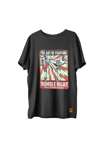Top Glory Mma Baskılı Penye Sporcu T-Shirt