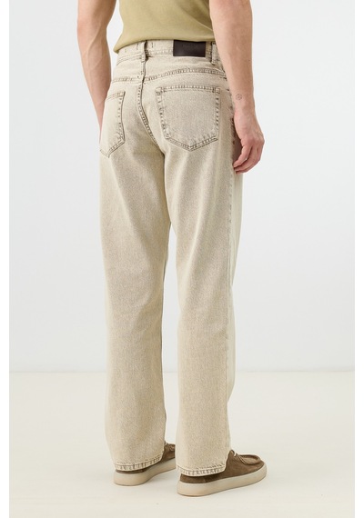 Antioch Regular Fit Erkek Jean Bej