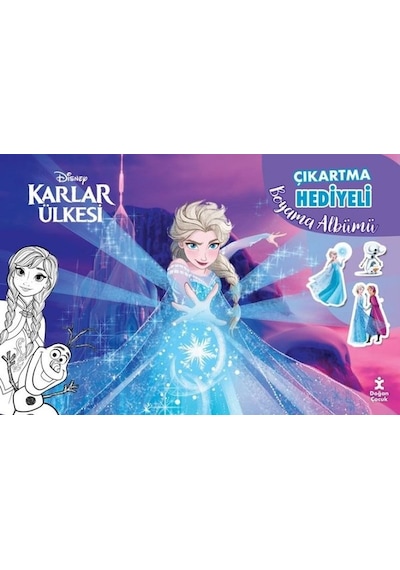Disney Karlar Ülkesi - Çıkartma Hediyeli Boyama Albümü- Doğan Çocuk