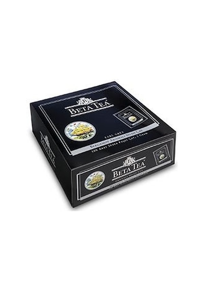 Beta Tea Earl Grey Bergamot Aromalı Siyah Bardak Poşet Çay 2'li 100 x 2 G