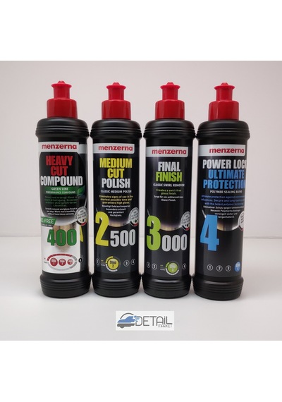 Menzerna Yeşil 400 2500 3000 Powerlock Pasta Hare Boya Koruma Set
