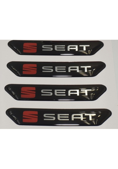 Seat Logo Kapı Kenarı Koruma Metalize Damla Desen 3M Band