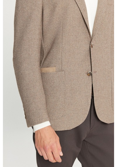 Altınyıldız Classıcs Erkek Bej Yünlü Slim Fit Dar Kesim Mono Yaka Torba Cepli Esnek Blazer Ceket Altınyıldız Classıcs Erkek Bej Yünlü Slim Fit Dar Kesim Mono Yaka Torba Cepli Esnek Blazer Ceket
